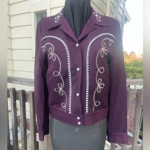 Vintage Rodeo Ranchwear eggplant jacket